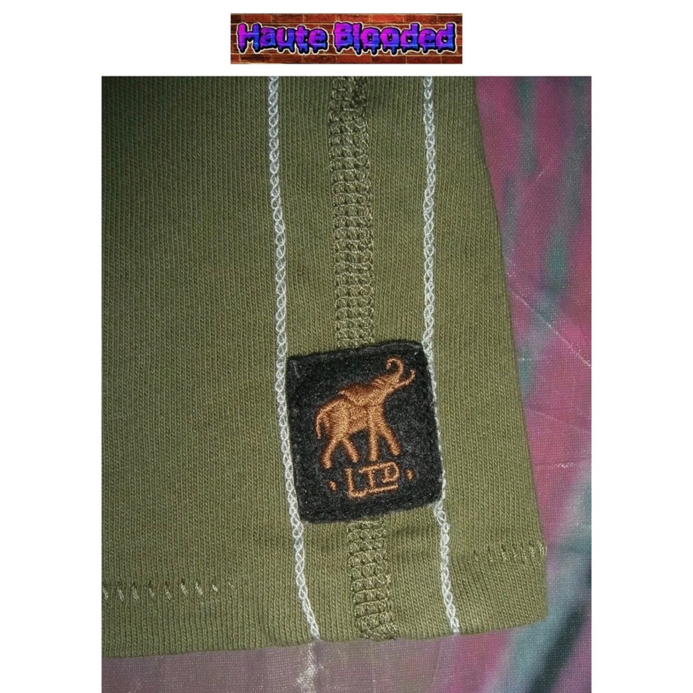Limited Edition Trunk LTD Army Green Broken Heart Incubus Band Tee Shirt Sz L - Picture 7 of 9